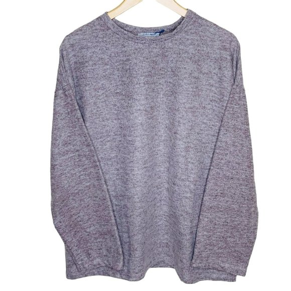 Zara Tops - Zara Women's Brown Heathered Long Sleeve Top NWT Size L